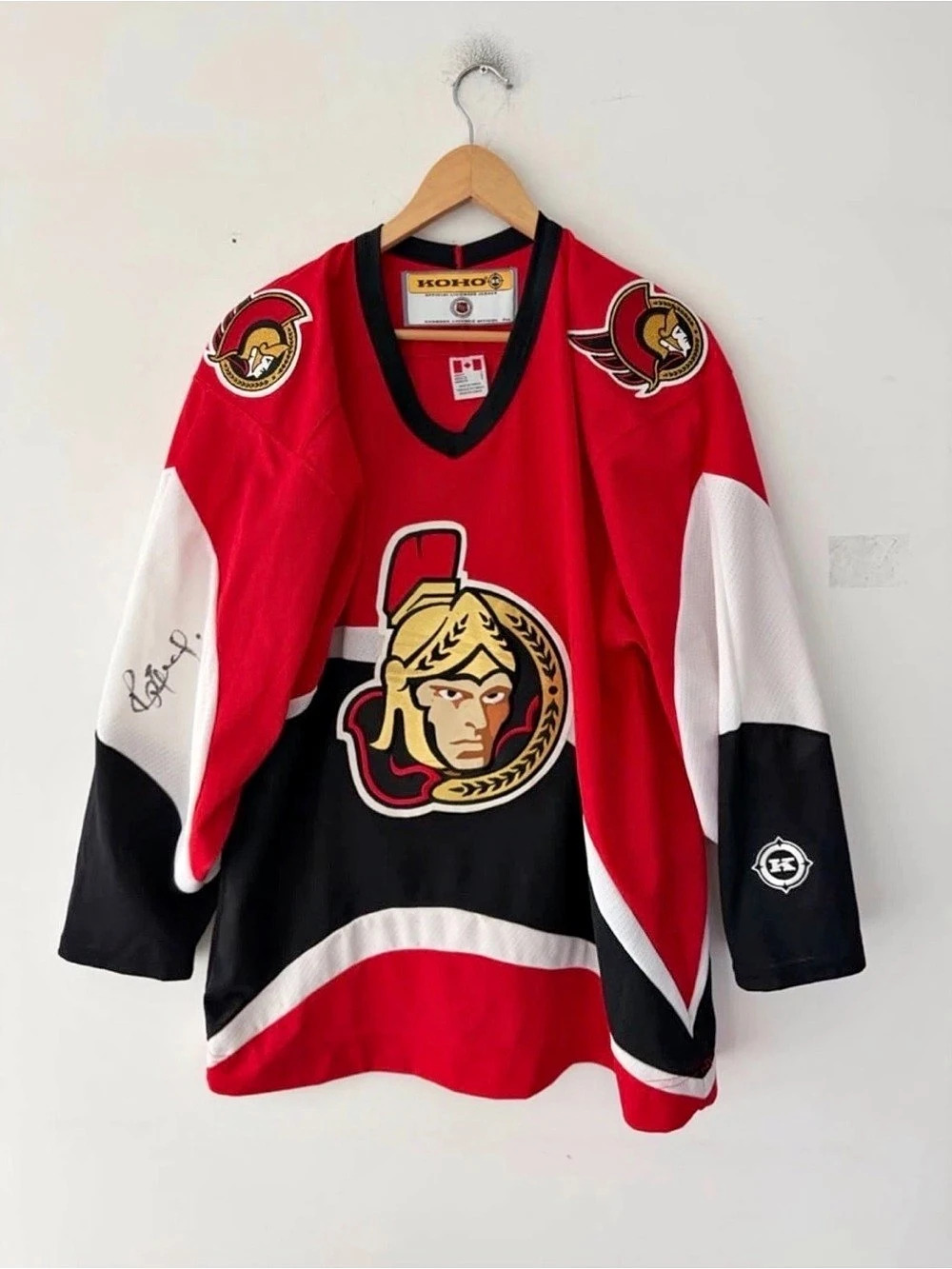 Koho Ottawa Senators Vintage Jersey Red & Black Size Large